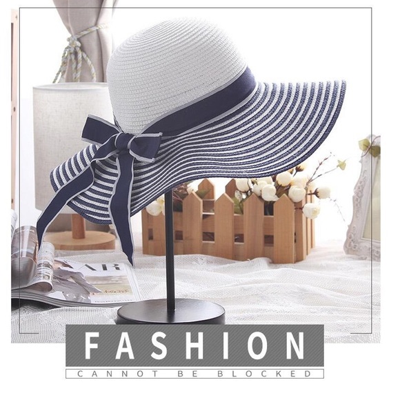 JUST IN  ♡ Hepburn Wind Hat - Picture 4 of 8